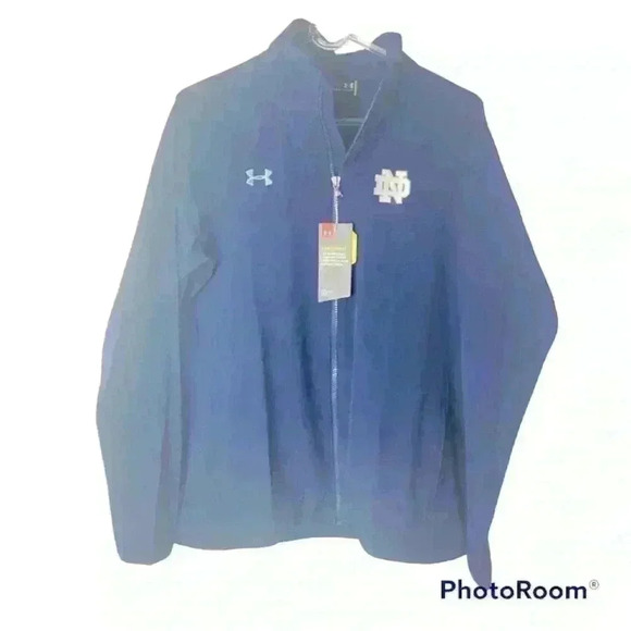 Under Armour Other - Men's Notre Dame Under Armour Light water resistance Jacket small NWT